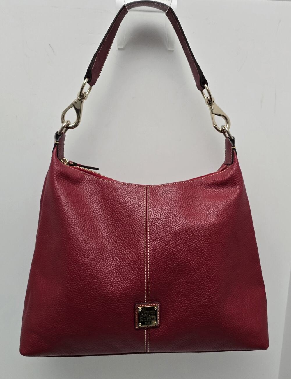 Red Dooney And Bourke Pebble Grain Juliette Hobo